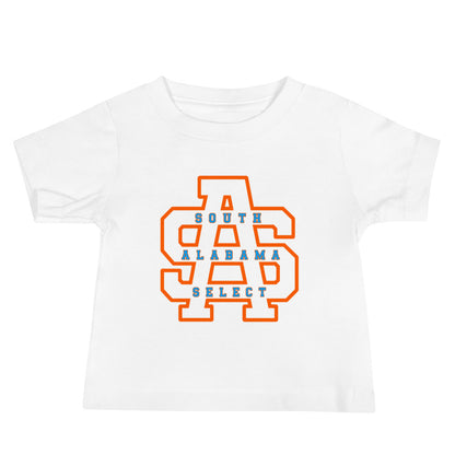 Performance | Baby T-Shirt | South Alabama Select 8U | Letter Crest Logo