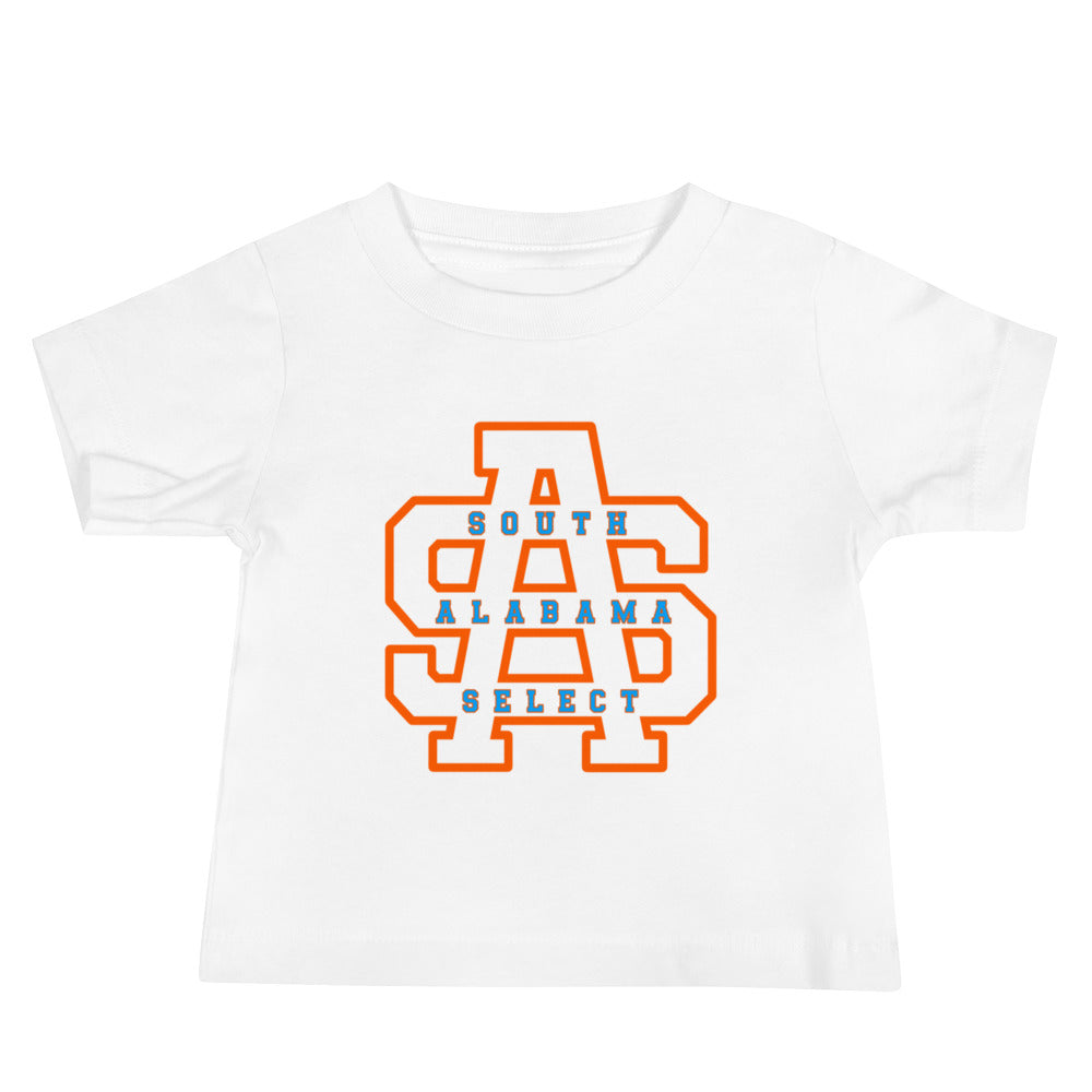 Performance | Baby T-Shirt | South Alabama Select 8U | Letter Crest Logo