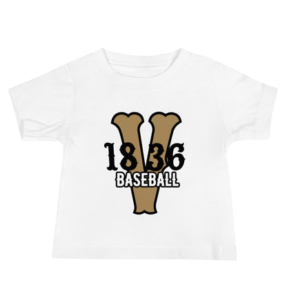 Performance | Baby T-Shirt | 1836 Volunteers Baseball | Crest Logo