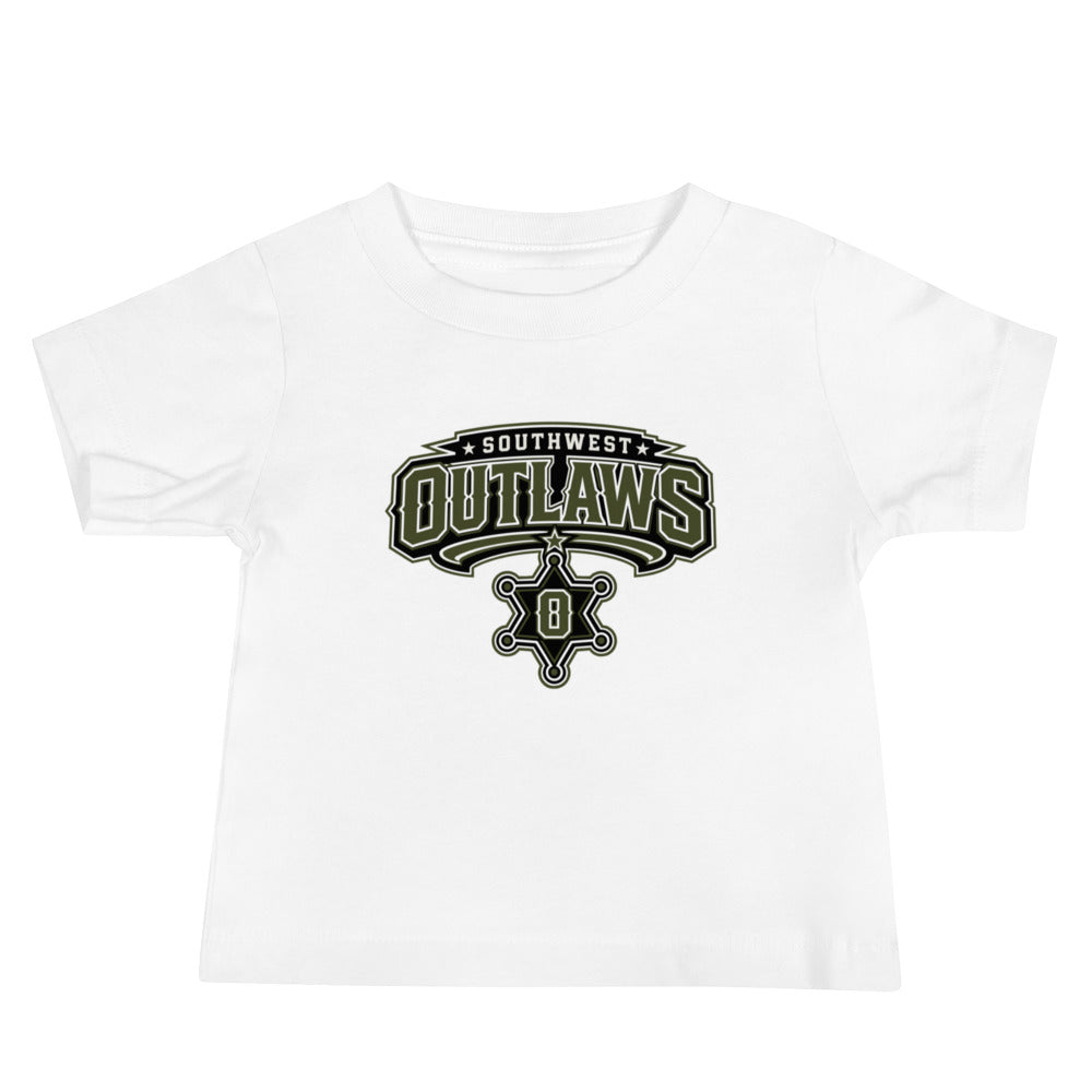 Performance | Baby T-Shirt | Southwest Outlaws | Frontier Athletics Logo