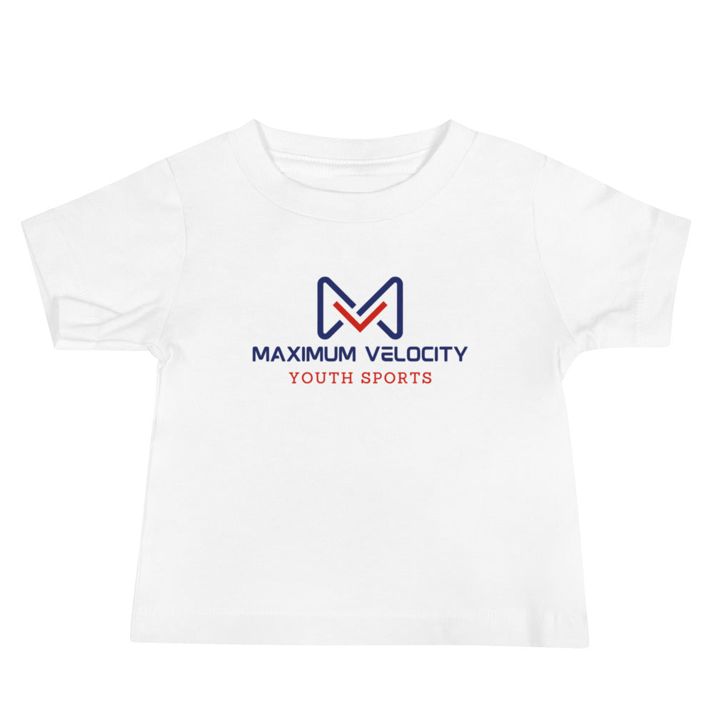 Performance | Baby T-Shirt | Maximum Velocity Youth Sports | Emblem Logo