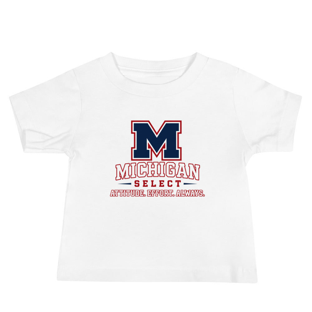 Performance | Baby T-Shirt | Michigan Select Baseball | Crest Logo