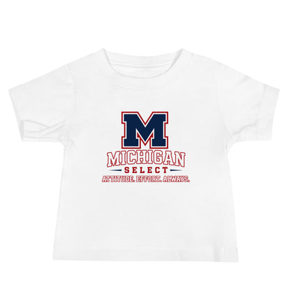 Performance | Baby T-Shirt | Michigan Select Baseball | Crest Logo