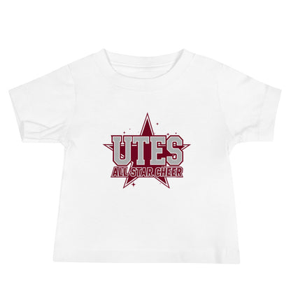 Performance | Baby T-Shirt | Utes Allstar Cheer | Crest Logo