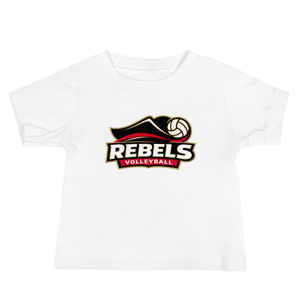 Performance | Baby T-Shirt | Rebels Volleyball Club | Crest Logo