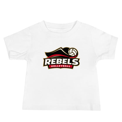 Performance | Baby T-Shirt | Rebels Volleyball Club | Crest Logo