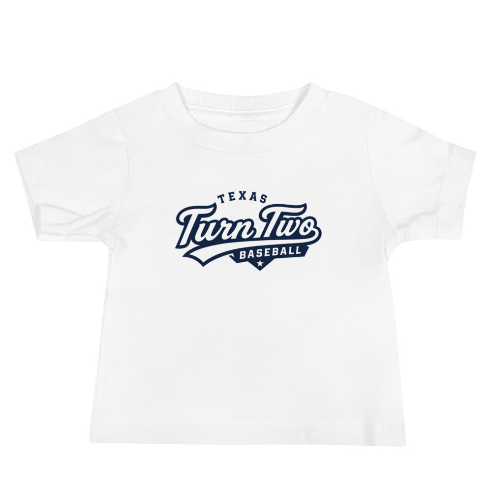 Performance | Baby T-Shirt | Texas Turn Two Baseball | Athletics Logo