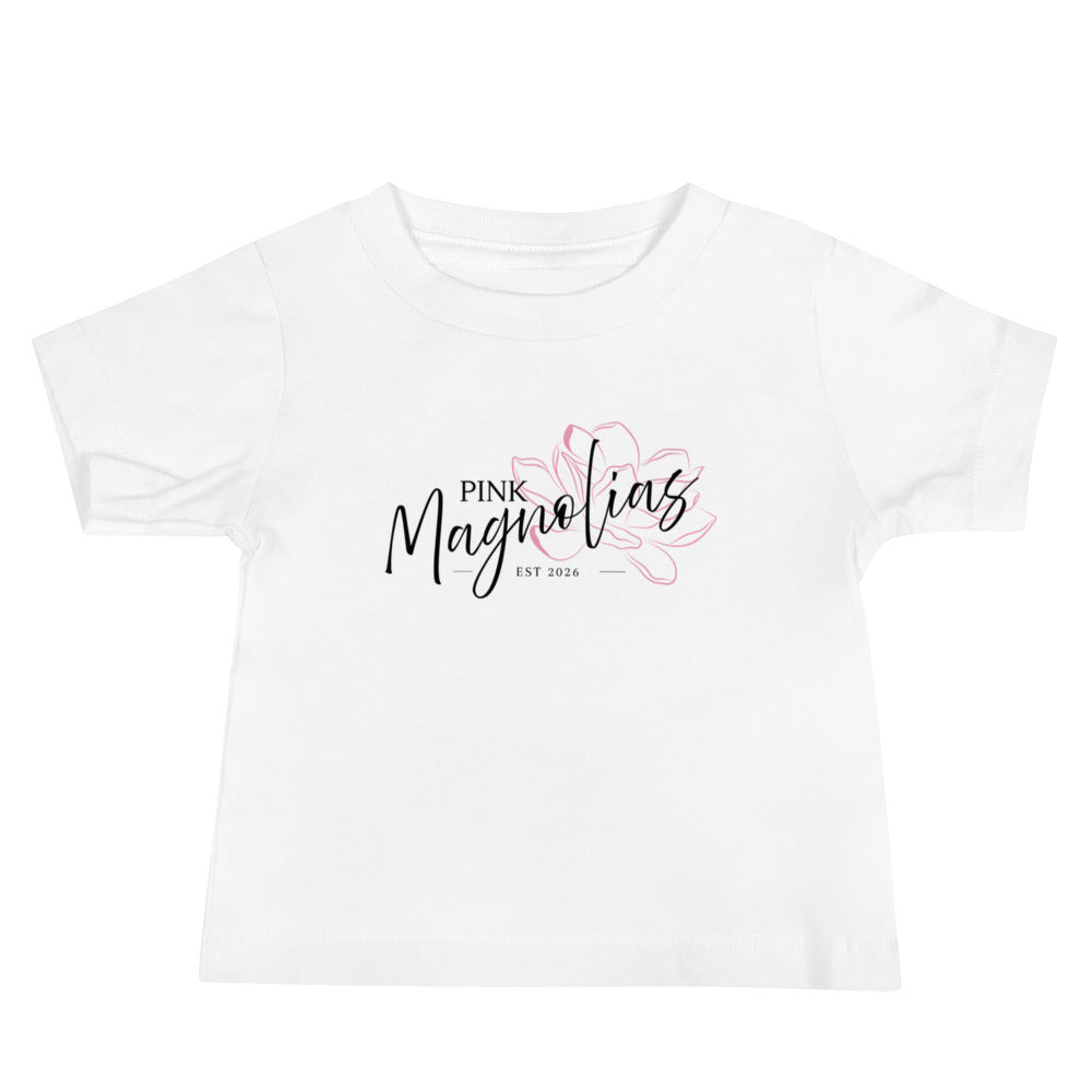 Performance | Baby T-Shirt | Pink Magnolias Dance | Lettermark Logo