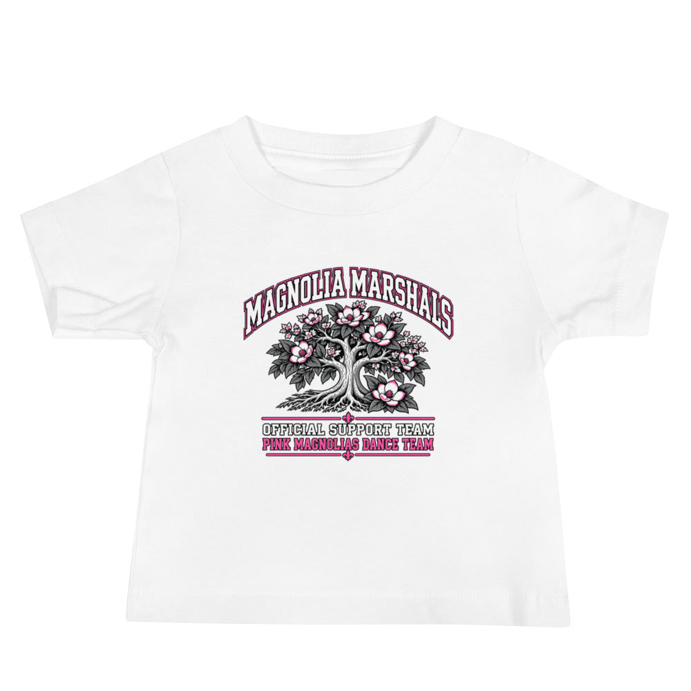 Performance | Baby T-Shirt | Pink Magnolias Dance | Crest Logo