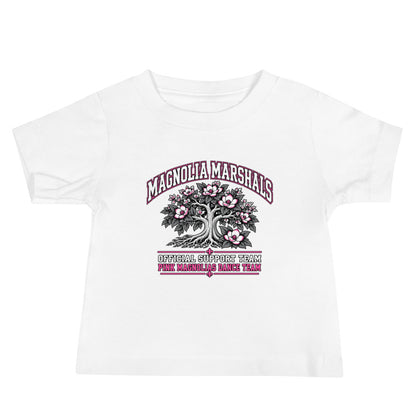 Performance | Baby T-Shirt | Pink Magnolias Dance | Crest Logo