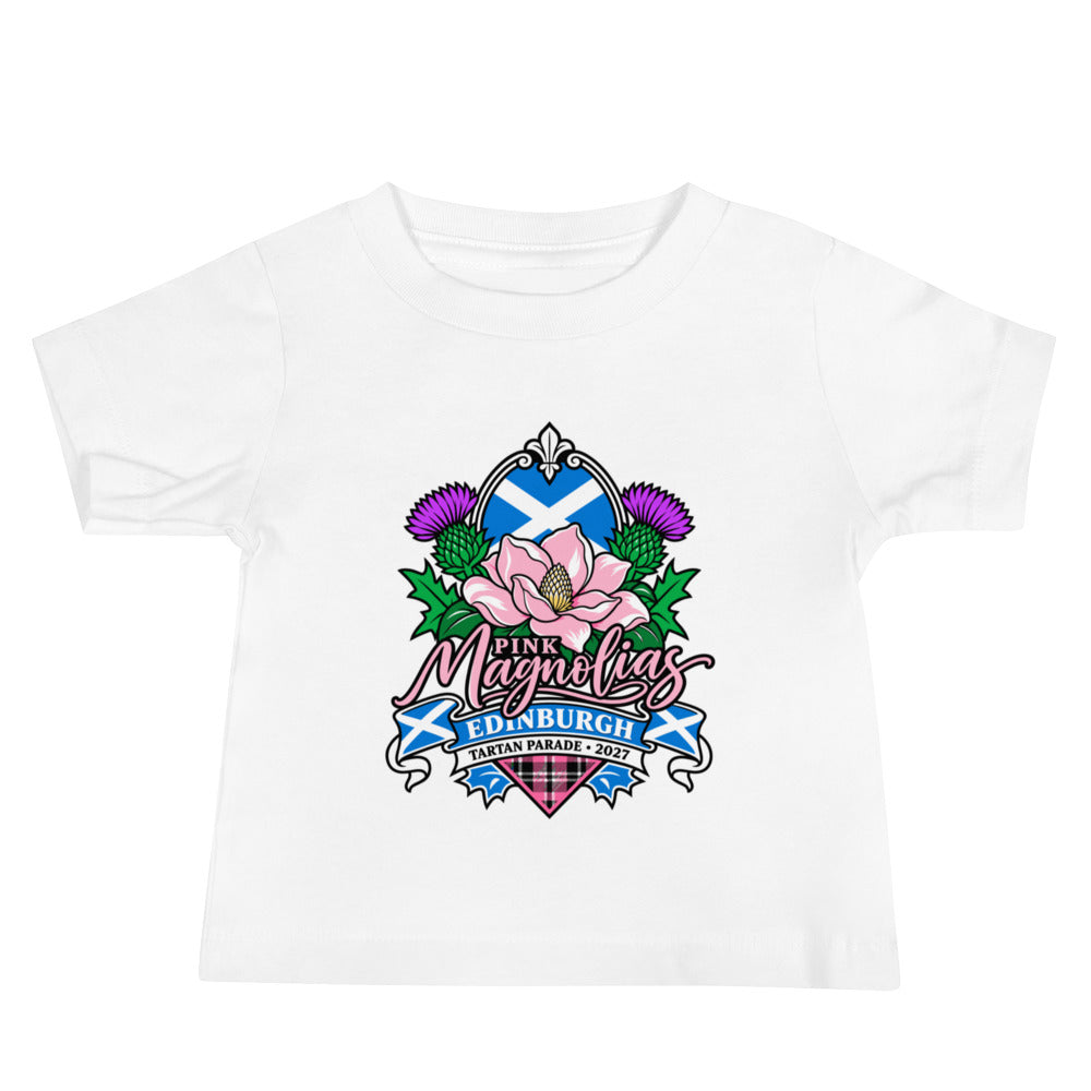 Performance | Baby T-Shirt | Pink Magnolias Dance | Valor Logo