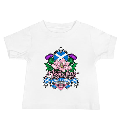 Performance | Baby T-Shirt | Pink Magnolias Dance | Valor Logo