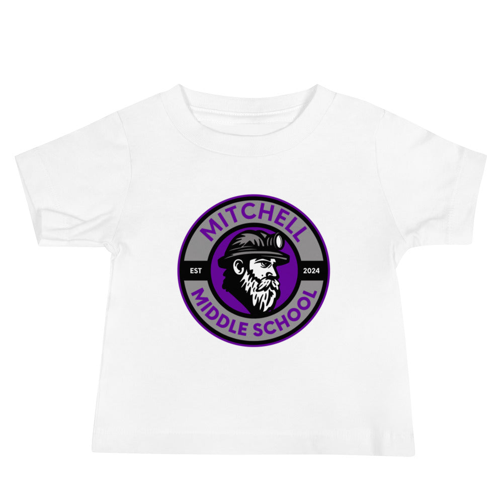 Performance | Baby T-Shirt | Mitchell Middle School Softball | Badge Logo