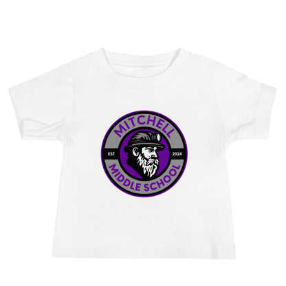 Performance | Baby T-Shirt | Mitchell Middle School Softball | Badge Logo