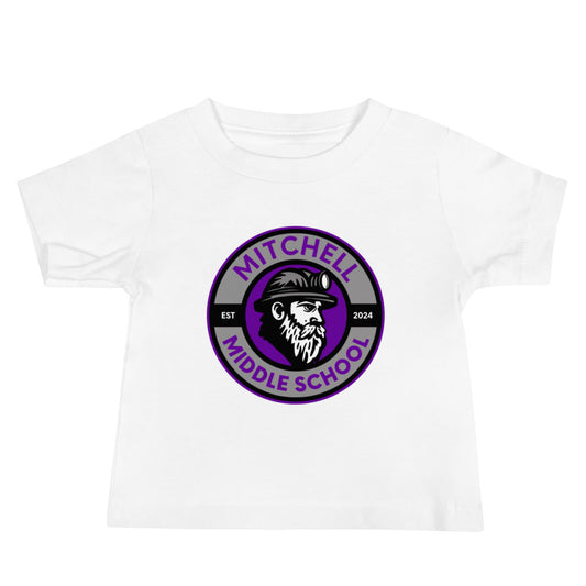 Performance | Baby T-Shirt | Mitchell Middle School Softball | Badge Logo