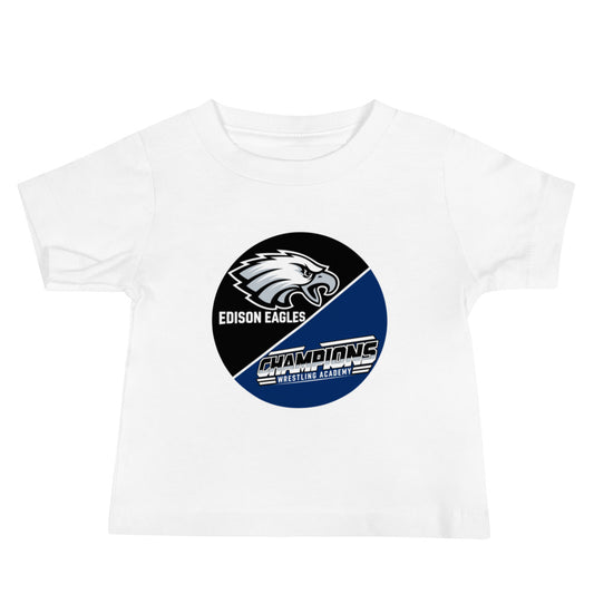 Performance | Baby T-Shirt | Edison Eagles/CWA Wrestling | Badge Logo