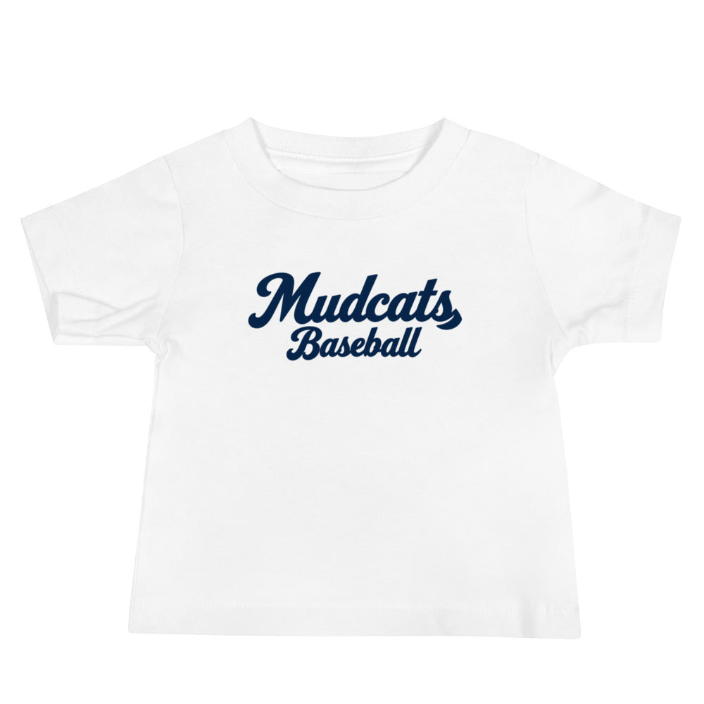 Performance | Baby T-Shirt | Geneseo Mudcats | Modern Script Logo