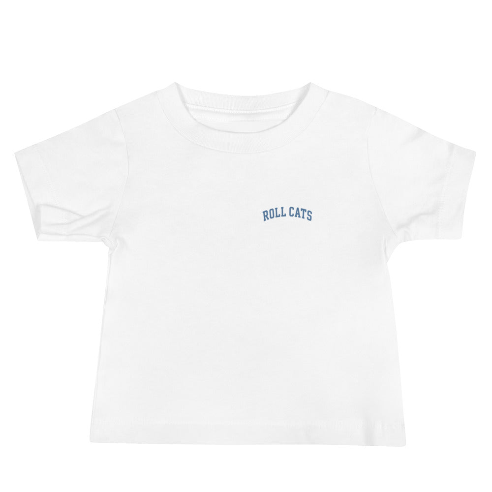Performance | Baby T-Shirt | Geneseo Mudcats | Roll Cats Script Logo