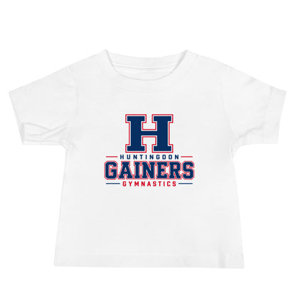 Performance | Baby T-Shirt | HCC Gymnastics | Gainers Emblem Logo
