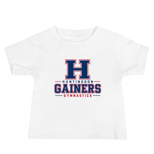 Performance | Baby T-Shirt | HCC Gymnastics | Gainers Emblem Logo