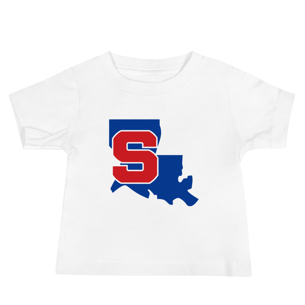 Performance | Baby T-Shirt | Louisiana Slam Baseball | Crest Logo