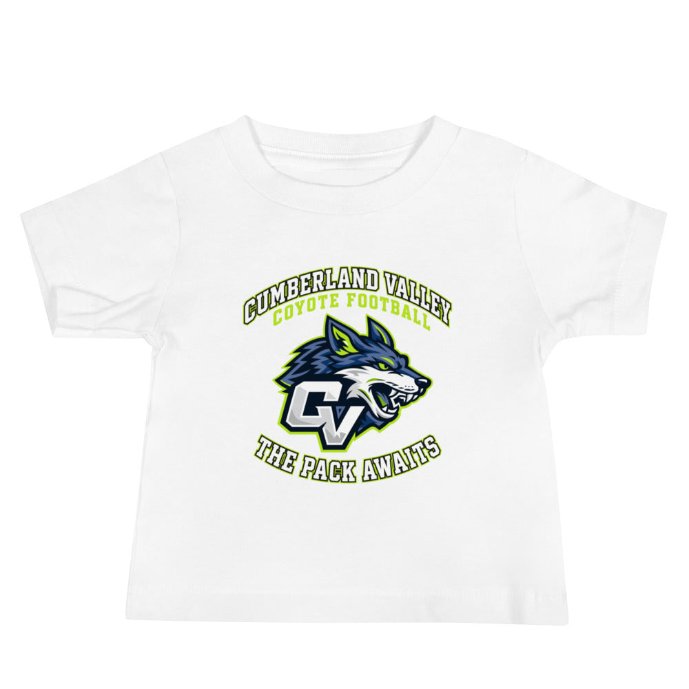 Performance | Baby T-Shirt | Cumberland Valley Coyotes Football | Emblem Logo