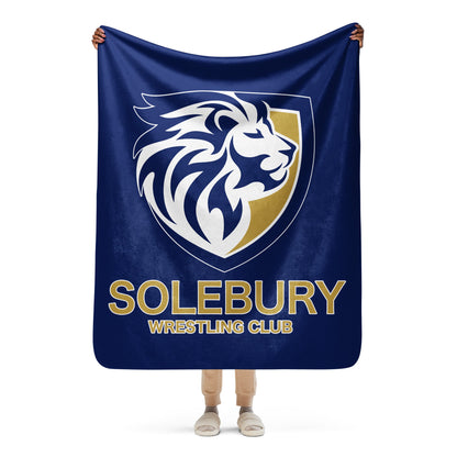 Blue Sherpa Blanket - Solebury Wrestling Club