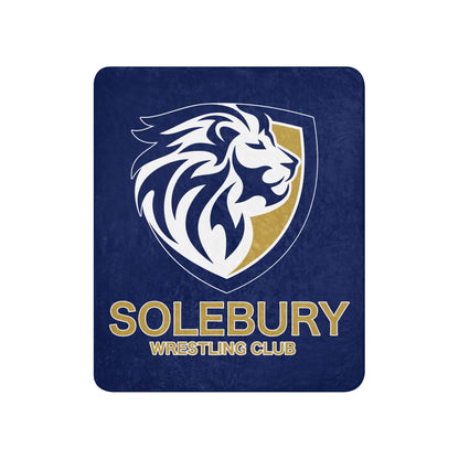 Blue Sherpa Blanket - Solebury Wrestling Club