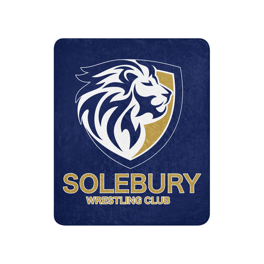 Blue Sherpa Blanket - Solebury Wrestling Club