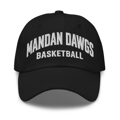 Dad Hat | Mandan Dawgs Basketball | Crest Logo