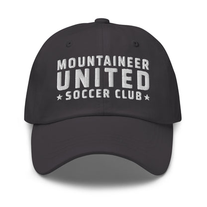 Dad Hat | Mountaineer United Soccer Club | Alpine Crest Logo