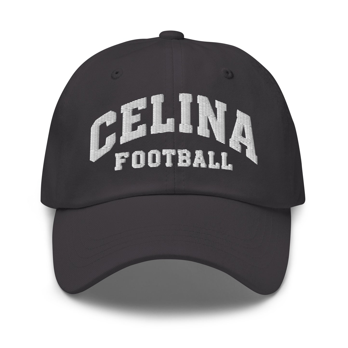 Dad Hat | Celina Black Football | Emblem Logo