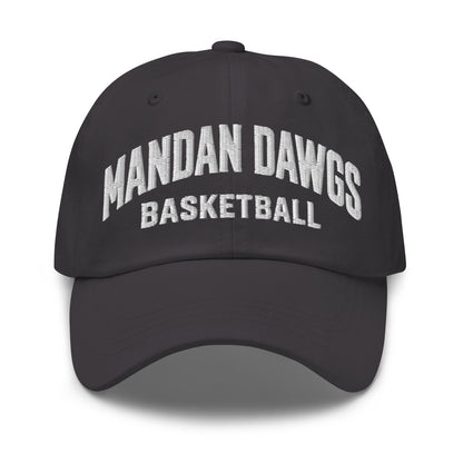 Dad Hat | Mandan Dawgs Basketball | Crest Logo