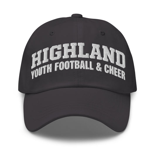 Dad Hat | Highland youth football and cheer | Emblem Logo