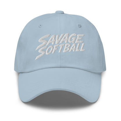 Dad Hat | Savage Softball | Mascot Logo