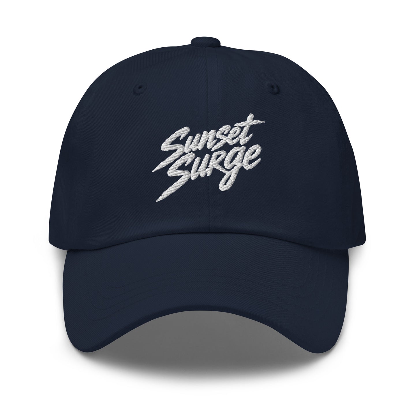 Dad Hat | Sunset Surge All-Star Cheerleading | Neon Palm Cheer Logo