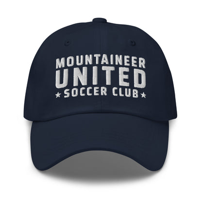 Dad Hat | Mountaineer United Soccer Club | Alpine Crest Logo