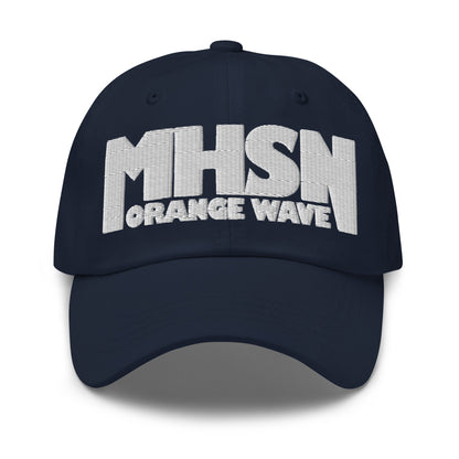 Dad Hat | Orange Wave Marching Band | Crest (Variant) Logo