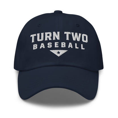 Dad Hat | Texas Turn Two Baseball | Modern Script Logo