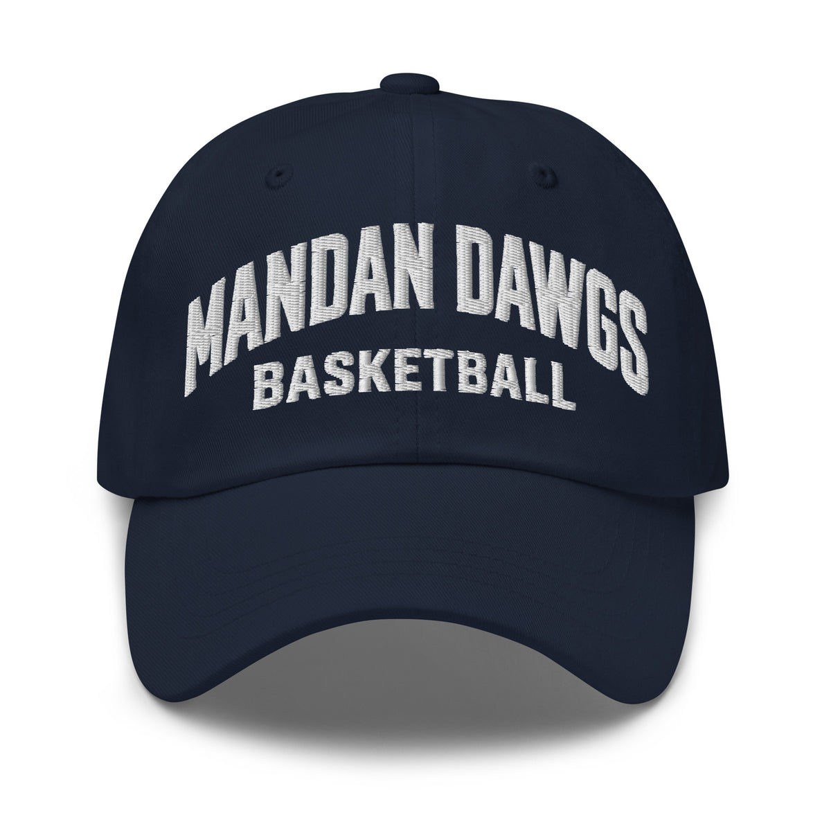Dad Hat | Mandan Dawgs Basketball | Crest Logo