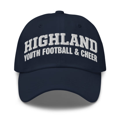Dad Hat | Highland youth football and cheer | Emblem Logo