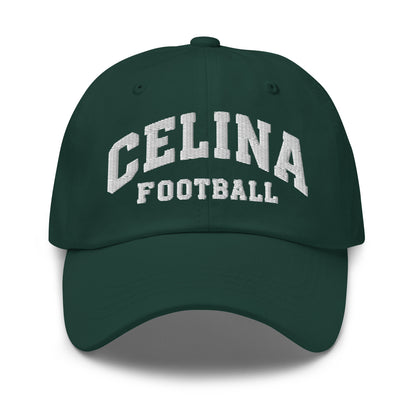 Dad Hat | Celina Black Football | Emblem Logo