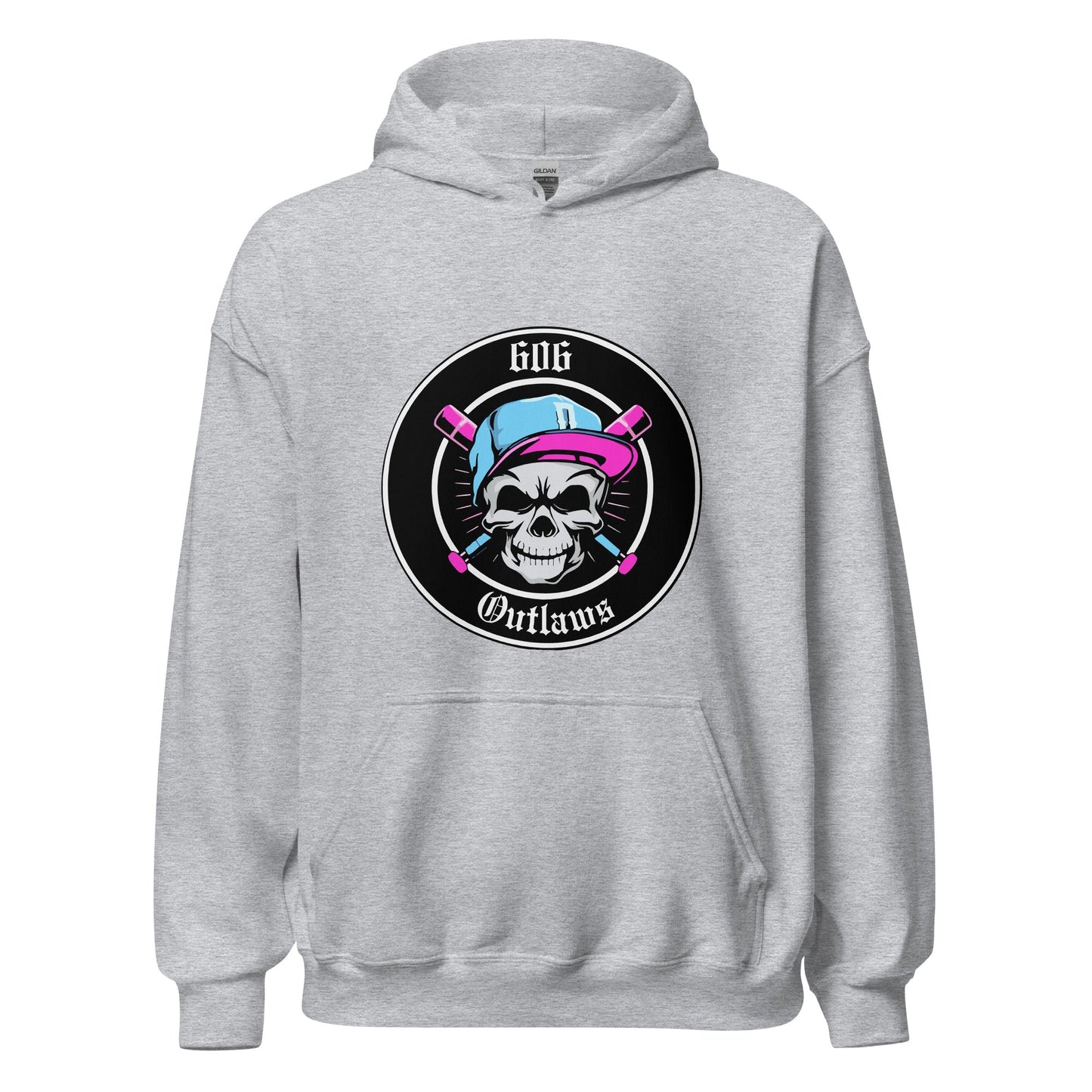 Classic | Hoodie | 606 Outlaws Baseball | Badge Logo