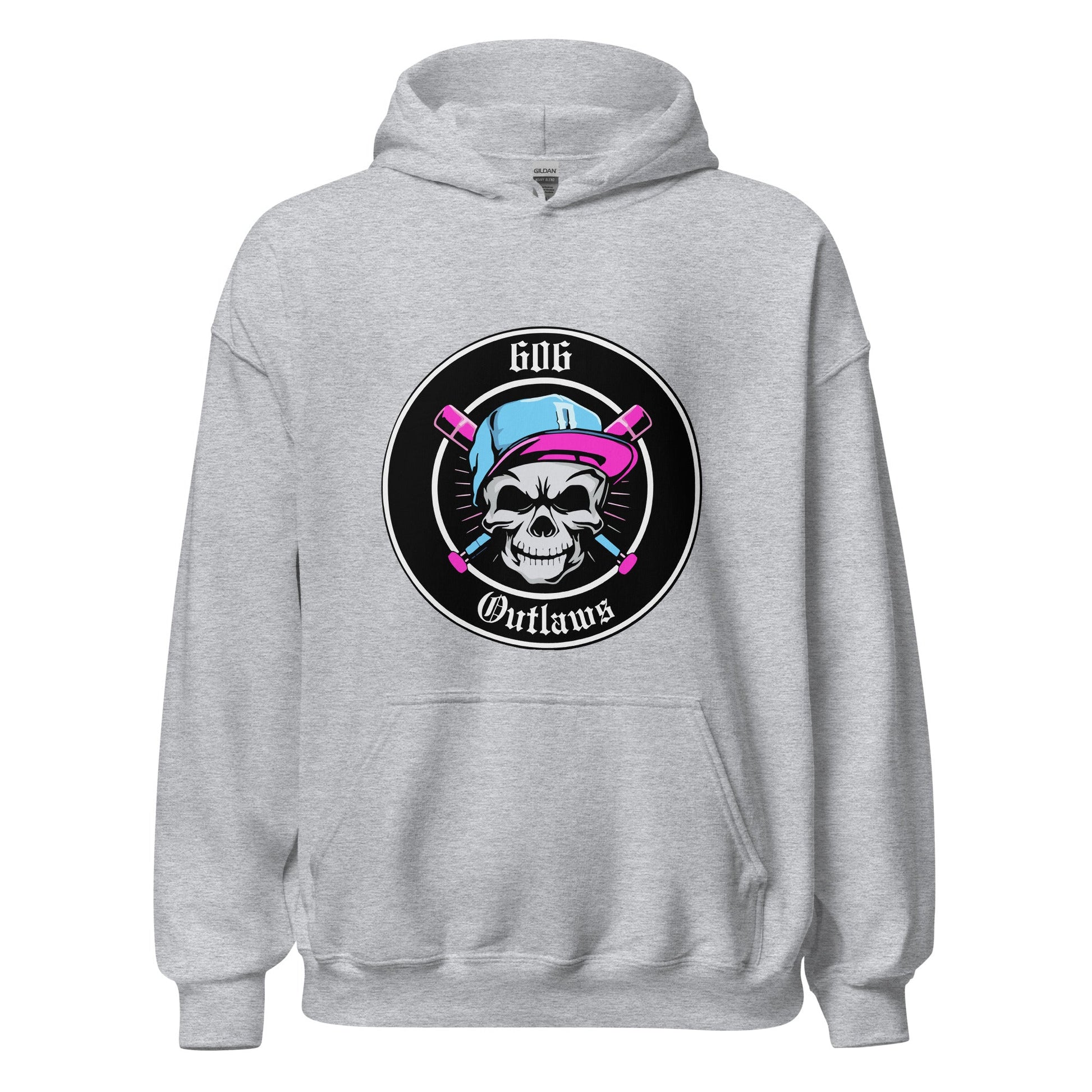 Classic | Hoodie | 606 Outlaws Baseball | Badge Logo