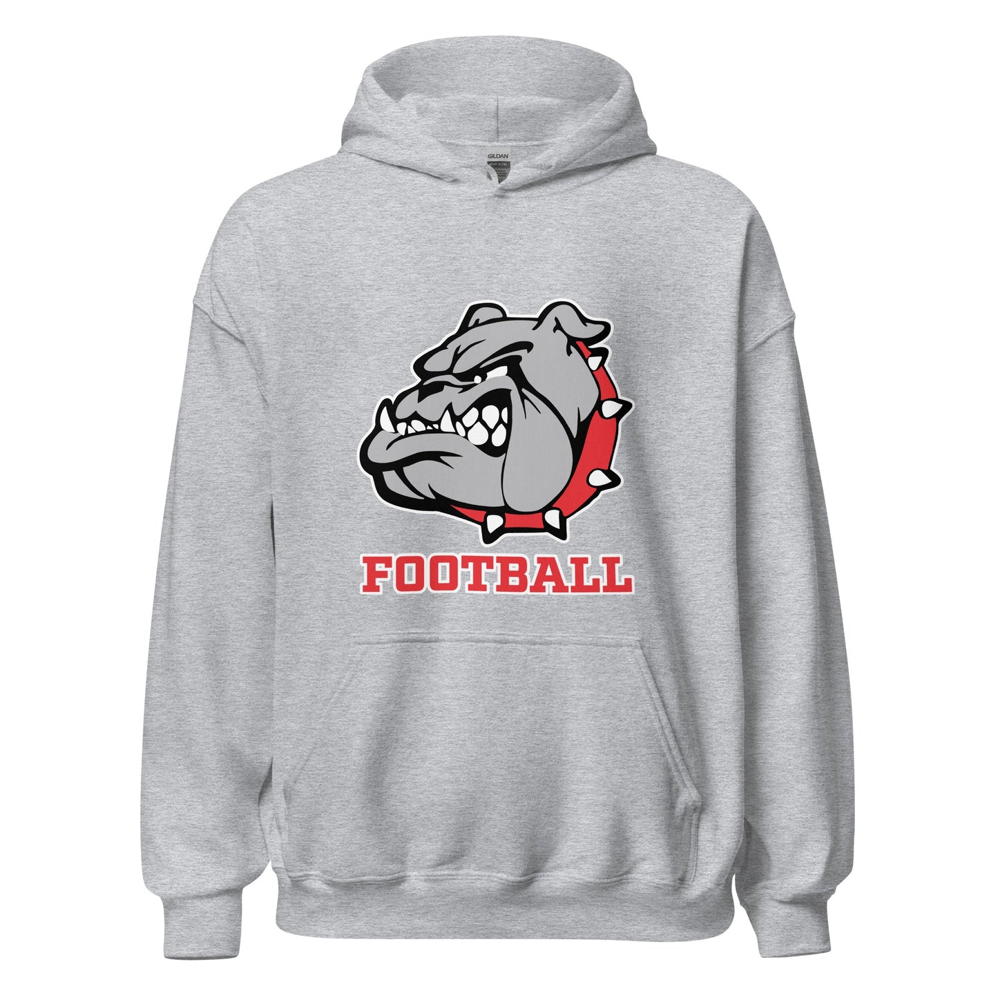 Classic | Hoodie | 6th Grade Bulldogs Team | Football Logo