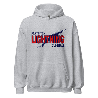 Classic | Hoodie | Amherst Lightning Softball | Lightning Logo