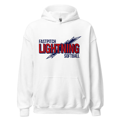 Classic | Hoodie | Amherst Lightning Softball | Lightning Logo