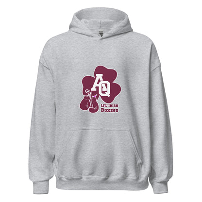 Classic | Hoodie | Aquinas Li’l Irish Boxing | AQ Shamrock Logo