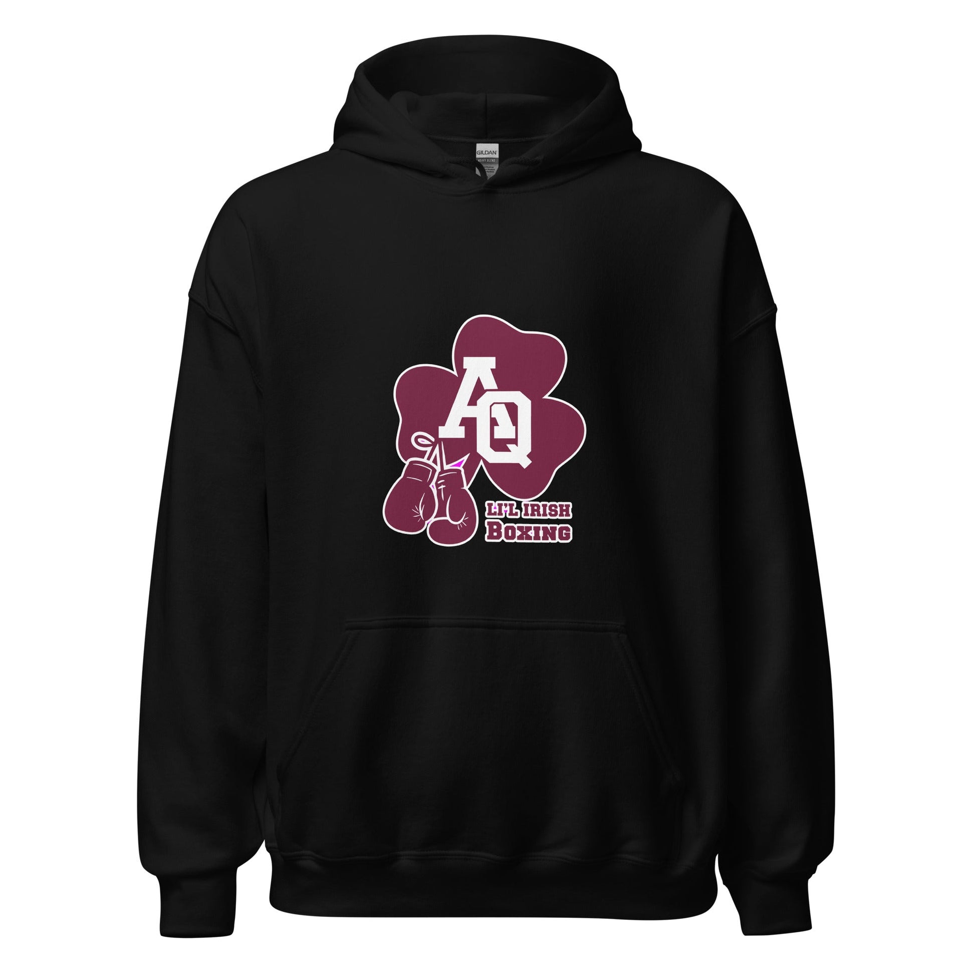Classic | Hoodie | Aquinas Li’l Irish Boxing | AQ Shamrock Logo