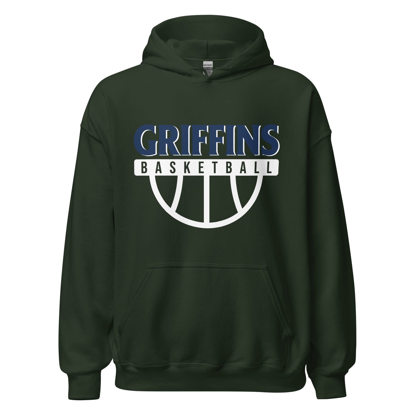 Classic | Hoodie | Arma Dei Academy Basketball | Griffins Basketball Logo